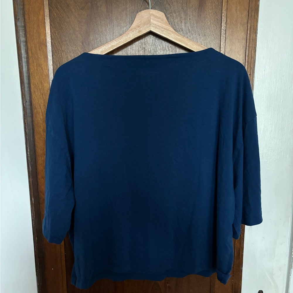 A&F Essentials Boat Neck Tee - Picture 2 of 3